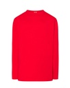 T-shirt z Długim Rękawem Bawełniany TSRA 150 LS - Warm Red