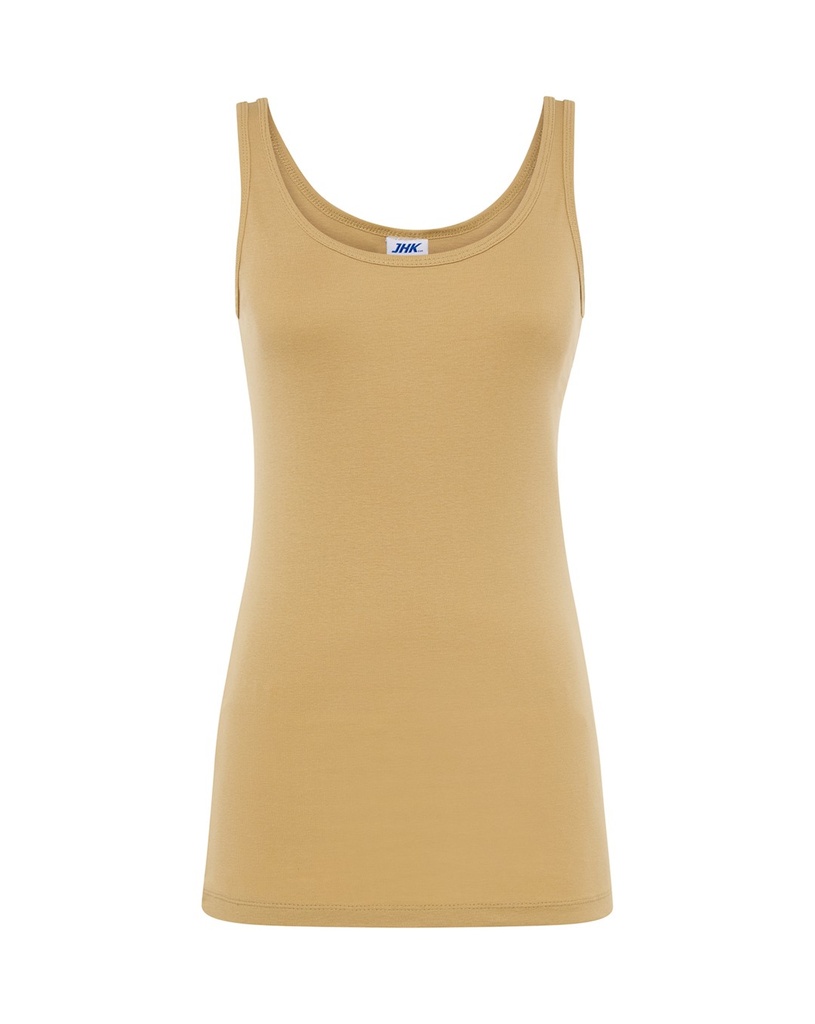 T-shirt Damski Slim Bawełniany TSUL VCTR - Sand