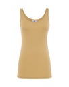 T-shirt Damski Slim Bawełniany TSUL VCTR - Sand