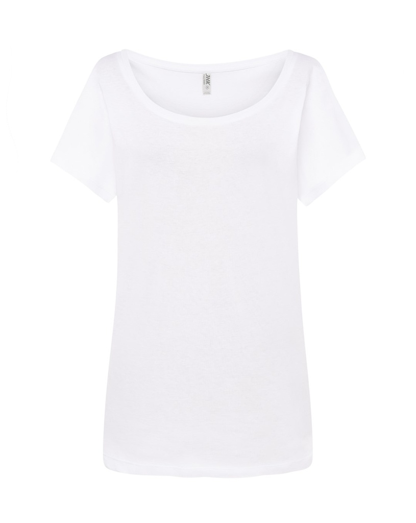 T-shirt Damski Slim Bawełniany TSUL TRND - White