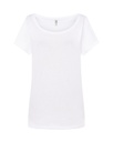 T-shirt Damski Slim Bawełniany TSUL TRND - White