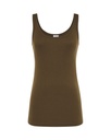 T-shirt Damski Slim Bawełniany TSUL VCTR - Khaki