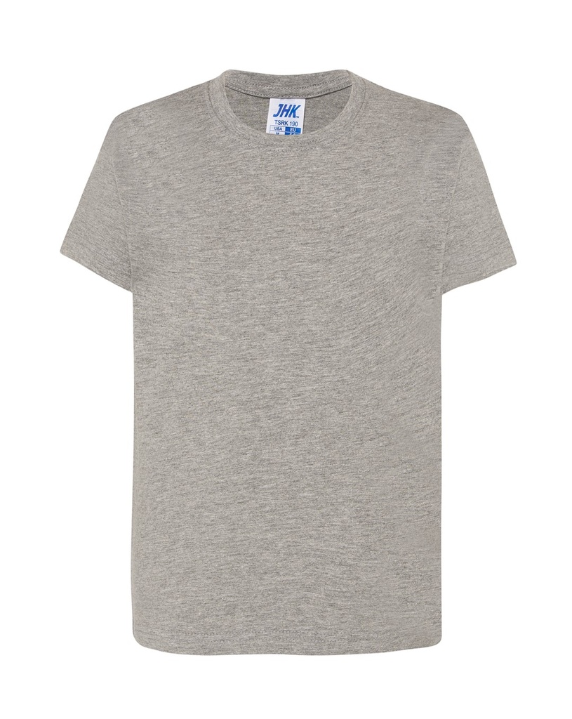 T-shirt Dziecięcy Premium Bawełniany TSRK 190 - Grey Melange