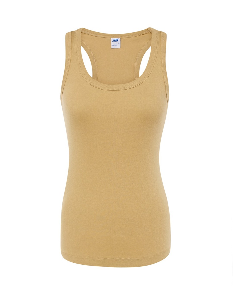 T-shirt Damski Slim Bawełniany TSUL ARB - Sand