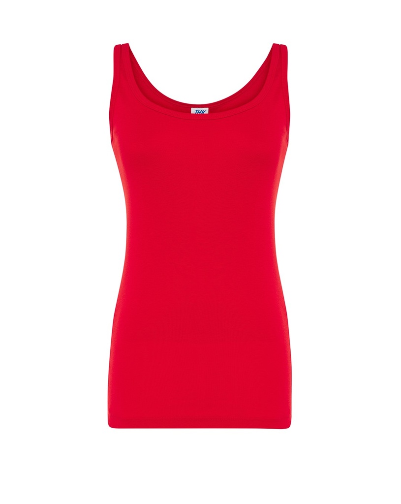 T-shirt Damski Slim Bawełniany TSUL VCTR - Red