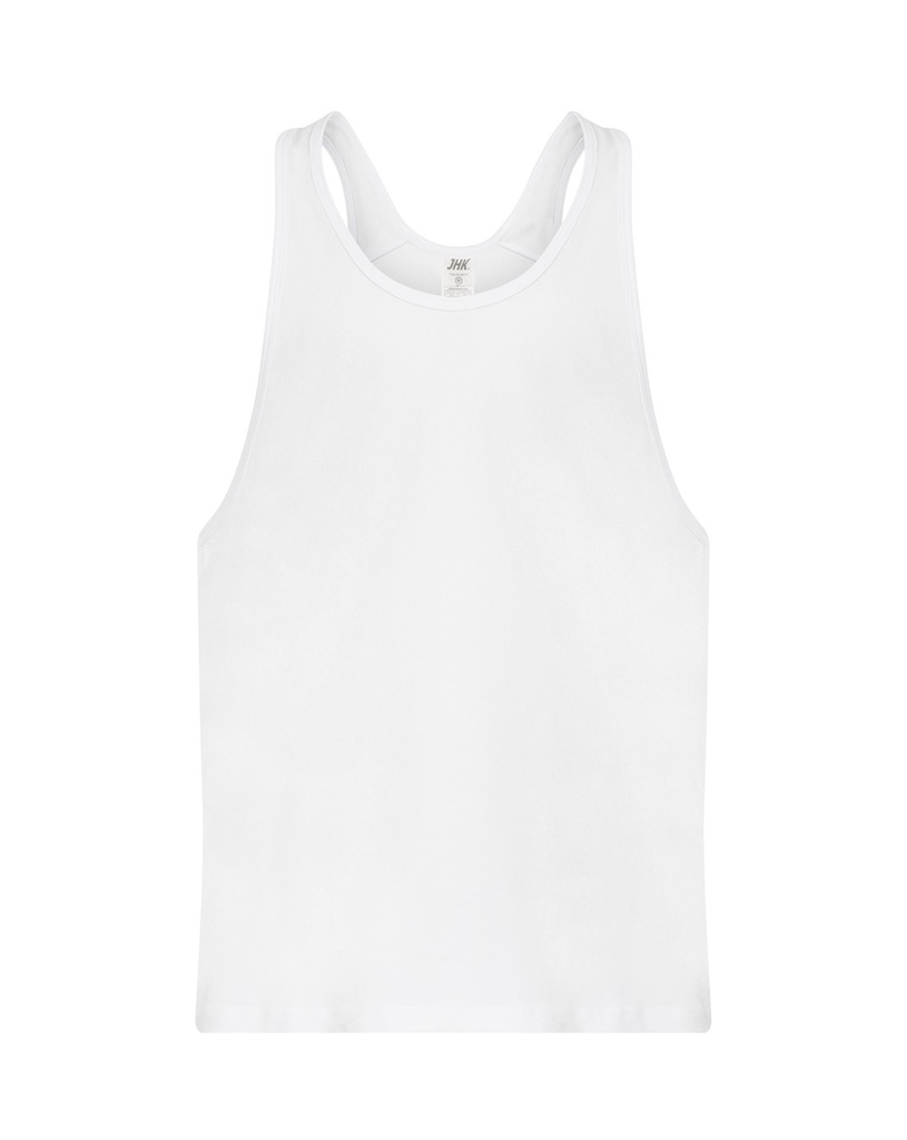 T-shirt Sportowy Poliestrowy TSUA LBCH - White