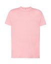 Koszulka Klasyczna Bawelniana JHK150 - Pink Neon