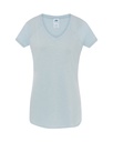 T-shirt Damski Bawełniany TSUL SLB - Sky Blue Neon