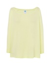 T-shirt Damski Bawełniany TSUL MLDV - Light Yellow Neon