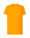 T-shirt Dziecięcy Sportowy Poliestrowy SPORT KID - Orange Fluor
