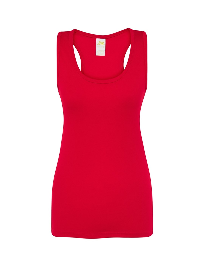 T-shirt Damski Slim Sportowy Poliestrowy SPORT ARBL - Red