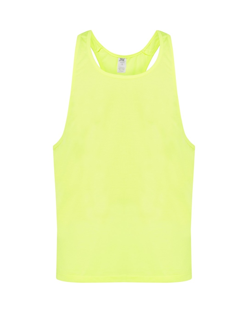 T-shirt Sportowy Poliestrowy TSUA LBCH - Gold Fluor