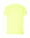 T-shirt Dziecięcy Sportowy Poliestrowy SPORT KID - Gold Fluor