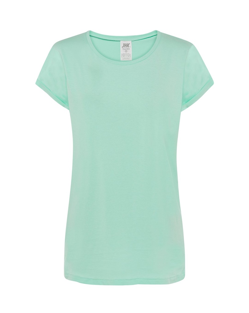 T-shirt Damski Bawełniany TSUL TBG - Mint Green