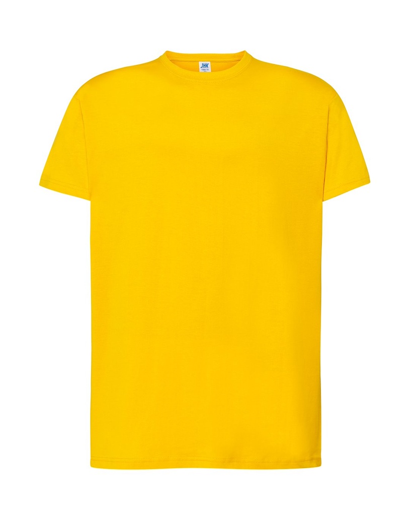 Koszulka Klasyczna Bawelniana JHK150 - Mustard