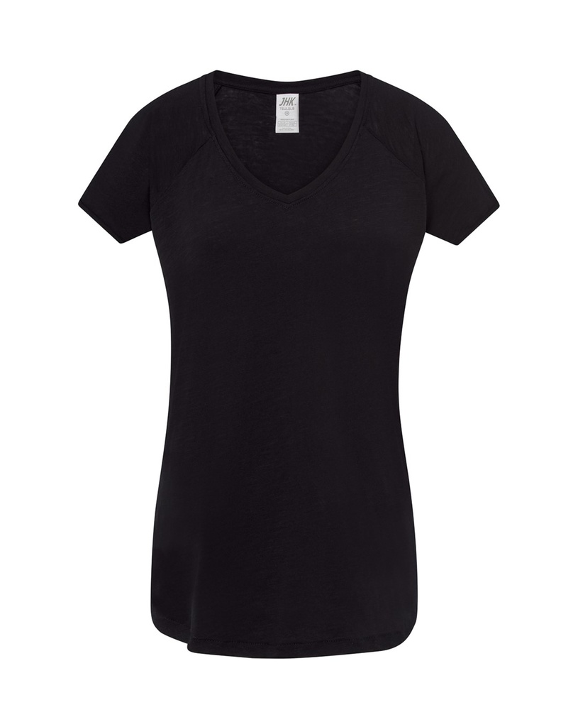 T-shirt Damski Bawełniany TSUL SLB - Black