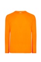 Sportowa koszulka męska z długimi raglanowymi SPORTMAN LS BK XL - Orange Fluor