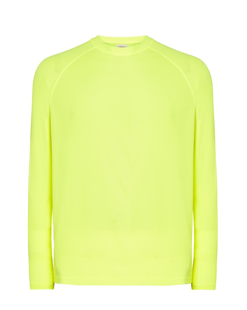 Sportowa koszulka męska z długimi raglanowymi SPORTMAN LS BK XL - Gold Fluor
