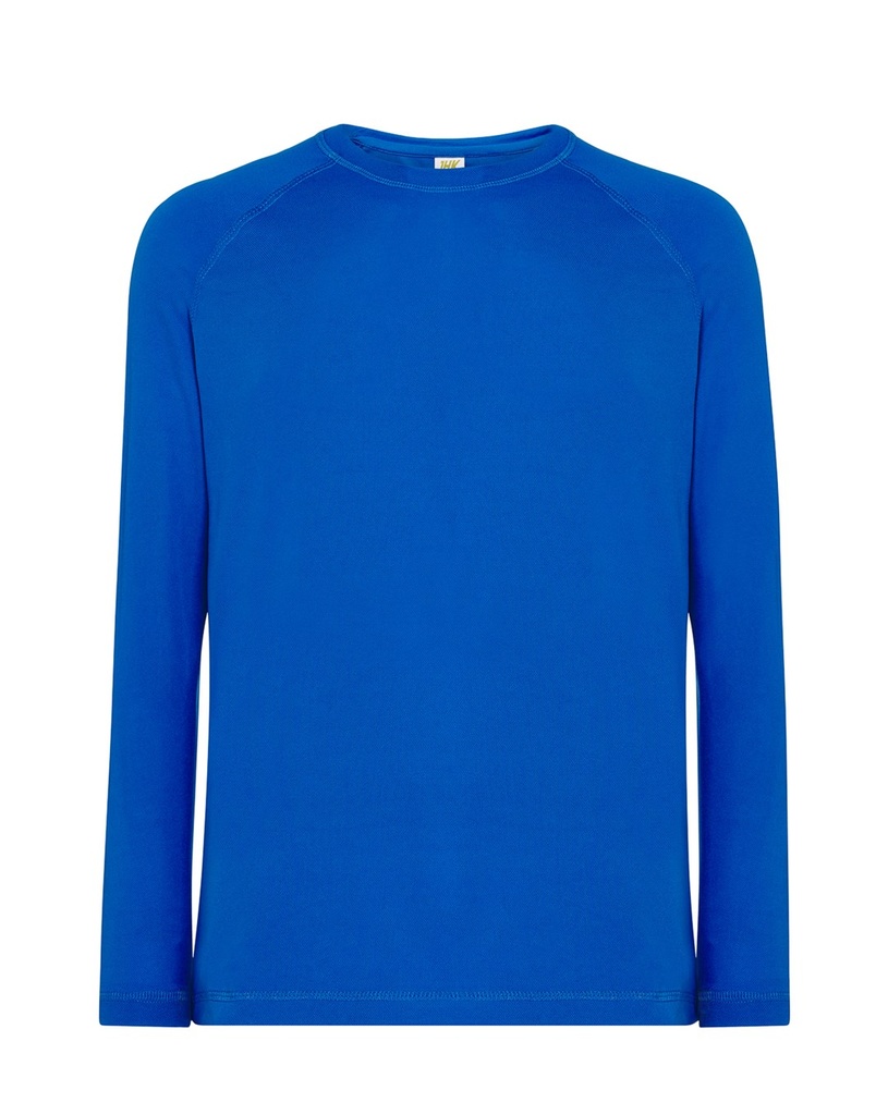 Sportowa koszulka męska z długimi raglanowymi SPORTMAN LS BK XL - Royal Blue