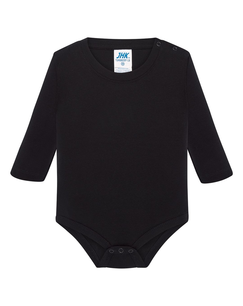 Body Niemowlęce Bawełniane TSRB BODY LS - Black