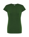 Koszulka Damska Slim Bawelniana JHK152 - Bottle Green
