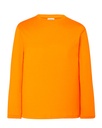 T-shirt Dziecięcy z Długim Rękawem Bawełniany TSRK 150 LS - Orange