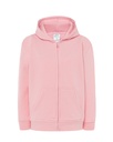 Bluza Dziecięca z Kapturem Rozpinana Poliestrowa SWRK HOOD - Pink