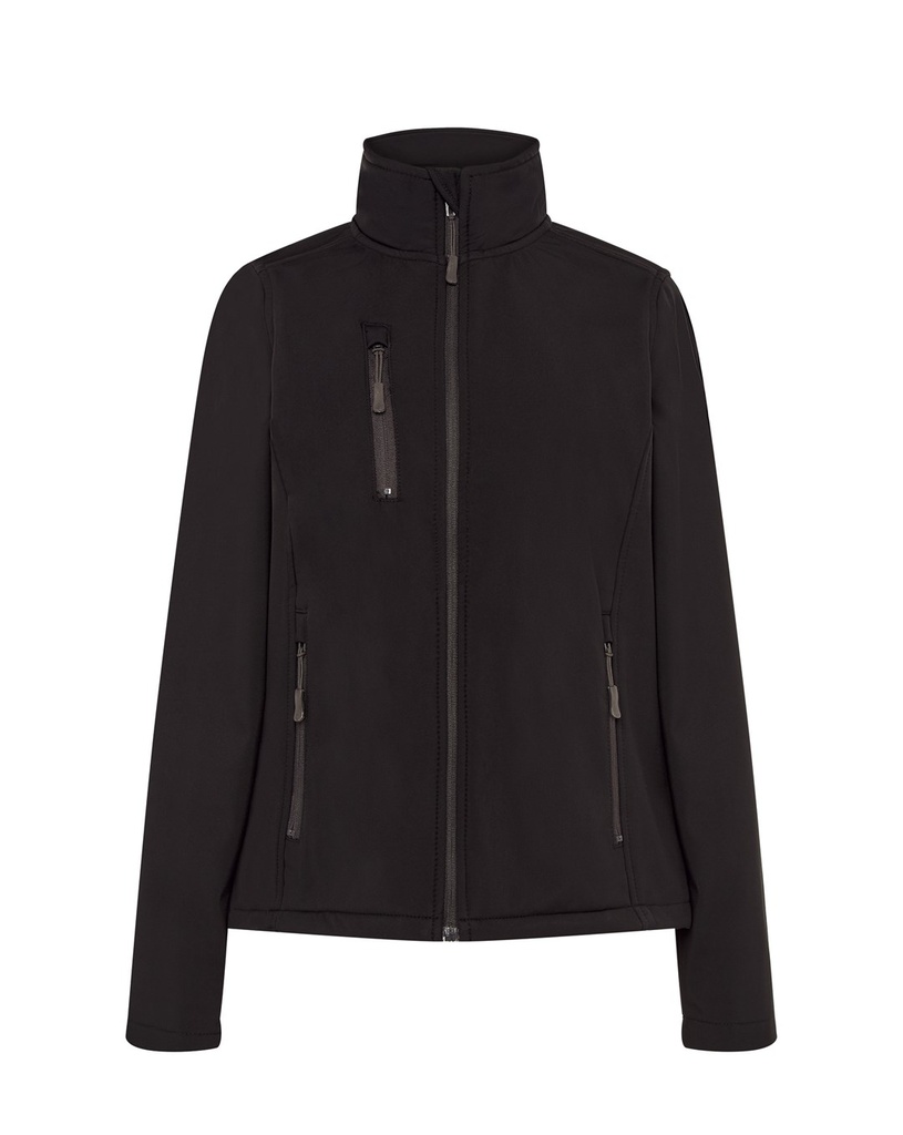 Kurtka Slim Softshell Poliestrowa SOFT JACKL - Black