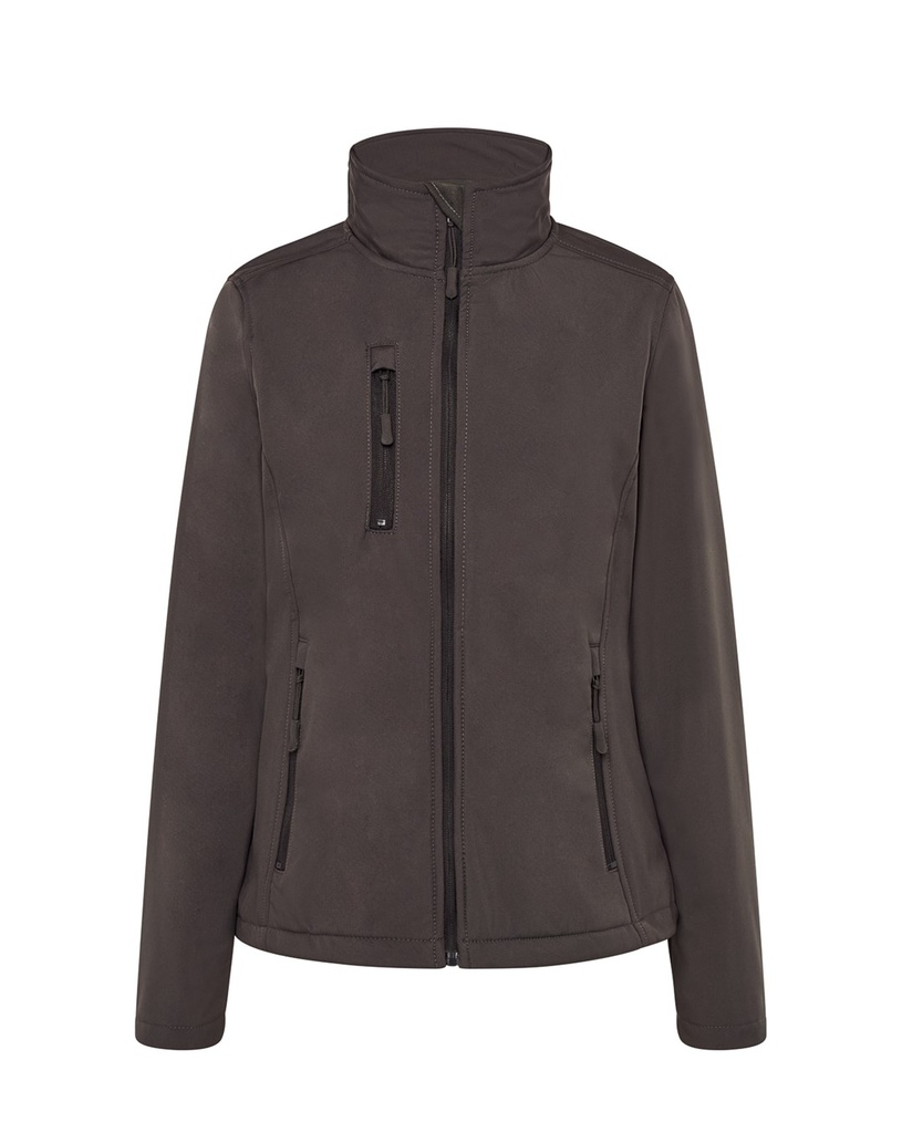 Kurtka Slim Softshell Poliestrowa SOFT JACKL - Graphite