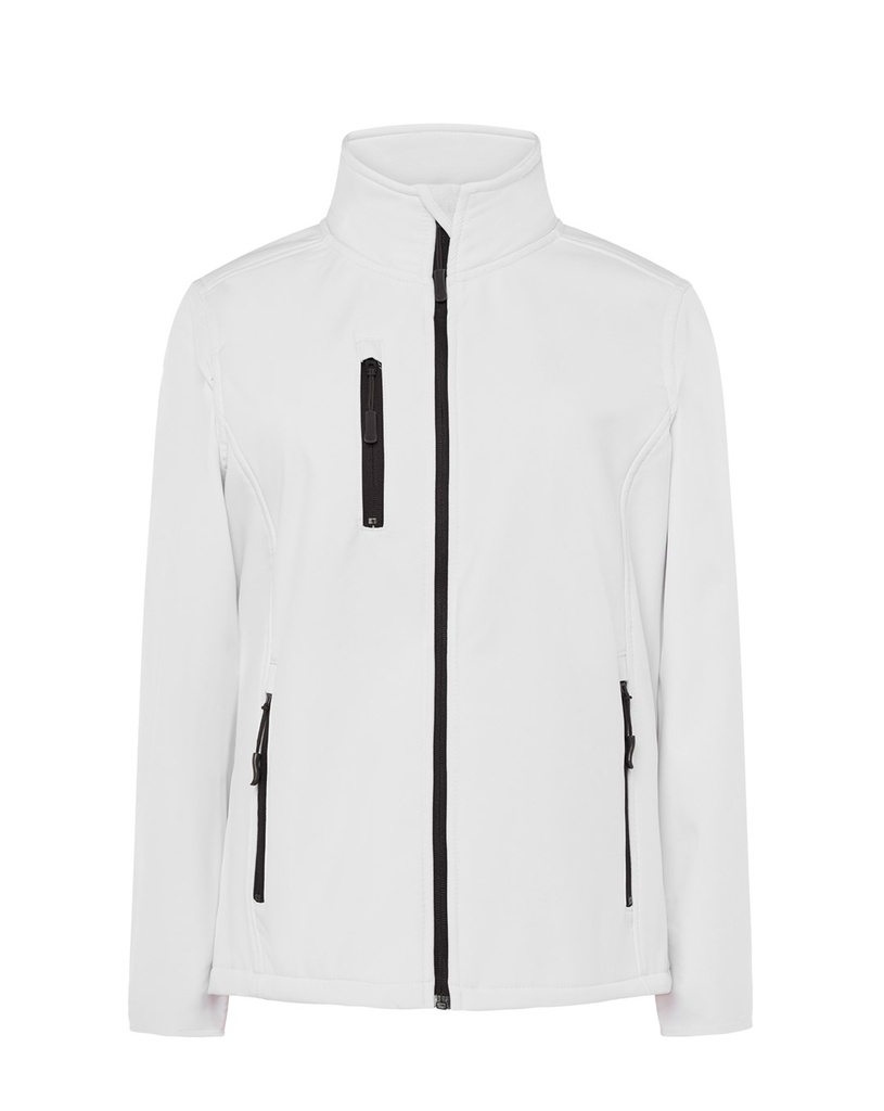 Kurtka Slim Softshell Poliestrowa SOFT JACKL - White
