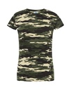 Koszulka Damska Slim Bawelniana JHK152 - Camouflage