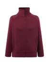 Bluza Dziecięca z Kapturem Rozpinana Poliestrowa SWRK FUZIP - Burgundy