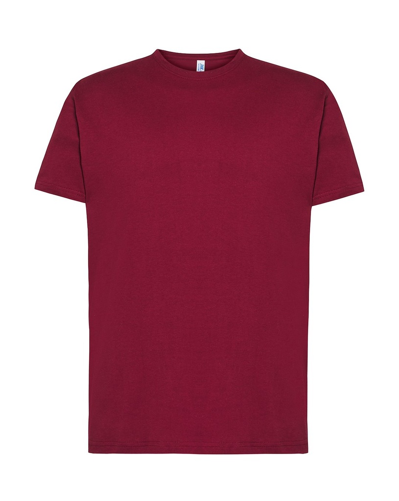 T-shirt Bawełniany TSR 160 COMB - Burgundy