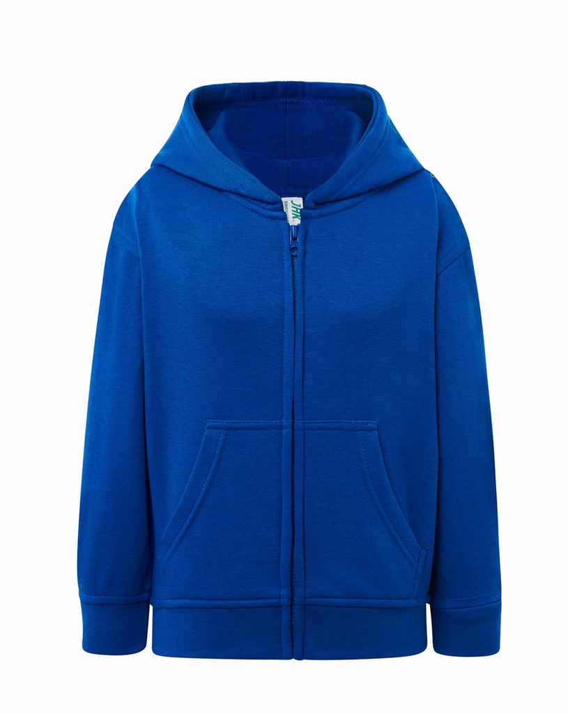 Bluza Dziecięca z Kapturem Rozpinana Poliestrowa SWRK HOOD - Royal Blue
