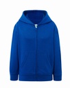 Bluza Dziecięca z Kapturem Rozpinana Poliestrowa SWRK HOOD - Royal Blue