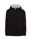 Bluza z Kapturem Poliestrowa SW OCECTR - Black/Ash Melange