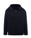 Bluza Dziecięca z Kapturem Rozpinana Poliestrowa SWRK HOOD - Navy