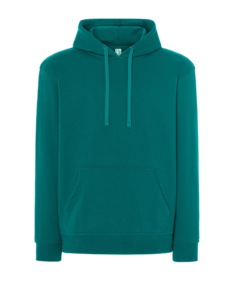 Bluza Kangurka Mieszanka Bawelniana Poliestrowa SWRA KNG - Tropical Green