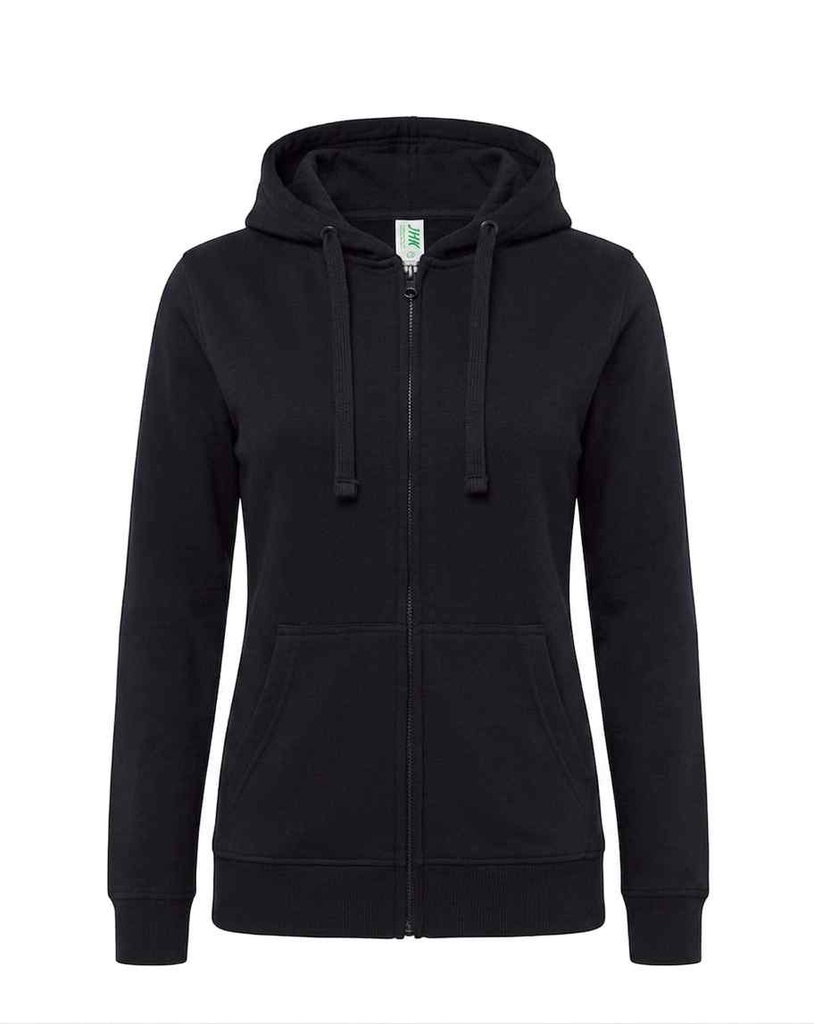 Bluza Damska z Kapturem Rozpinana Poliestrowa SWUL HOOD 240 - Navy