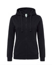 Bluza Damska z Kapturem Rozpinana Poliestrowa SWUL HOOD 240 - Navy