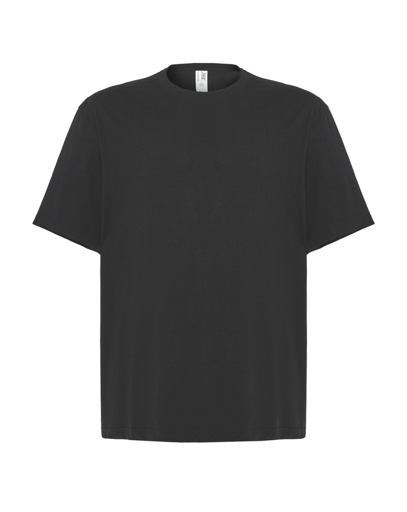 T-shirt Oversize Bawełniany TSUAOVER - Black