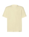 T-shirt Oversize Bawełniany TSUAOVER - Buttercream
