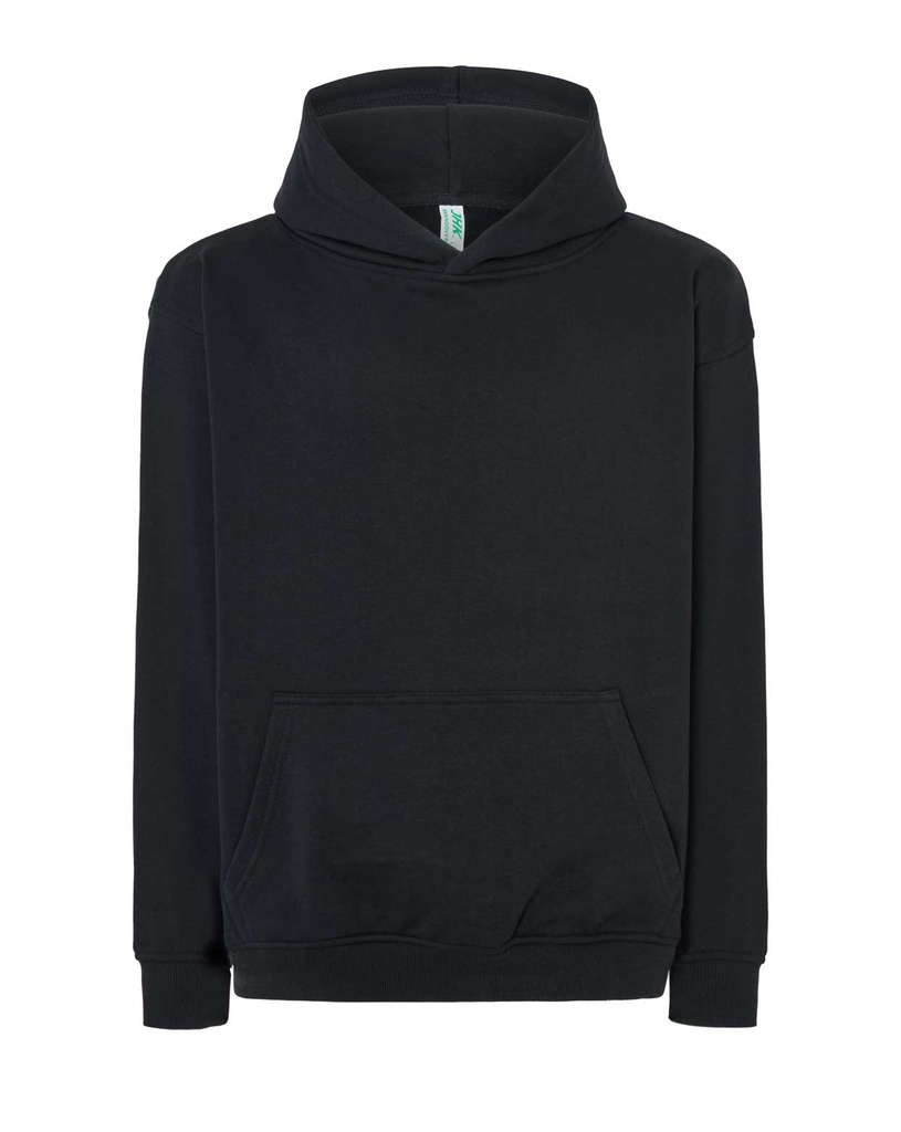 Bluza z kapturem unisex 320 JHK KANGAROO OVERSIZE 320 SWKNG OVER - Black
