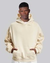 Bluza z kapturem unisex 320 JHK KANGAROO OVERSIZE 320 SWKNG OVER - Buttercream