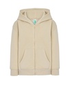 Bluza Dziecięca z Kapturem Rozpinana Poliestrowa SWRK HOOD - Buttercream