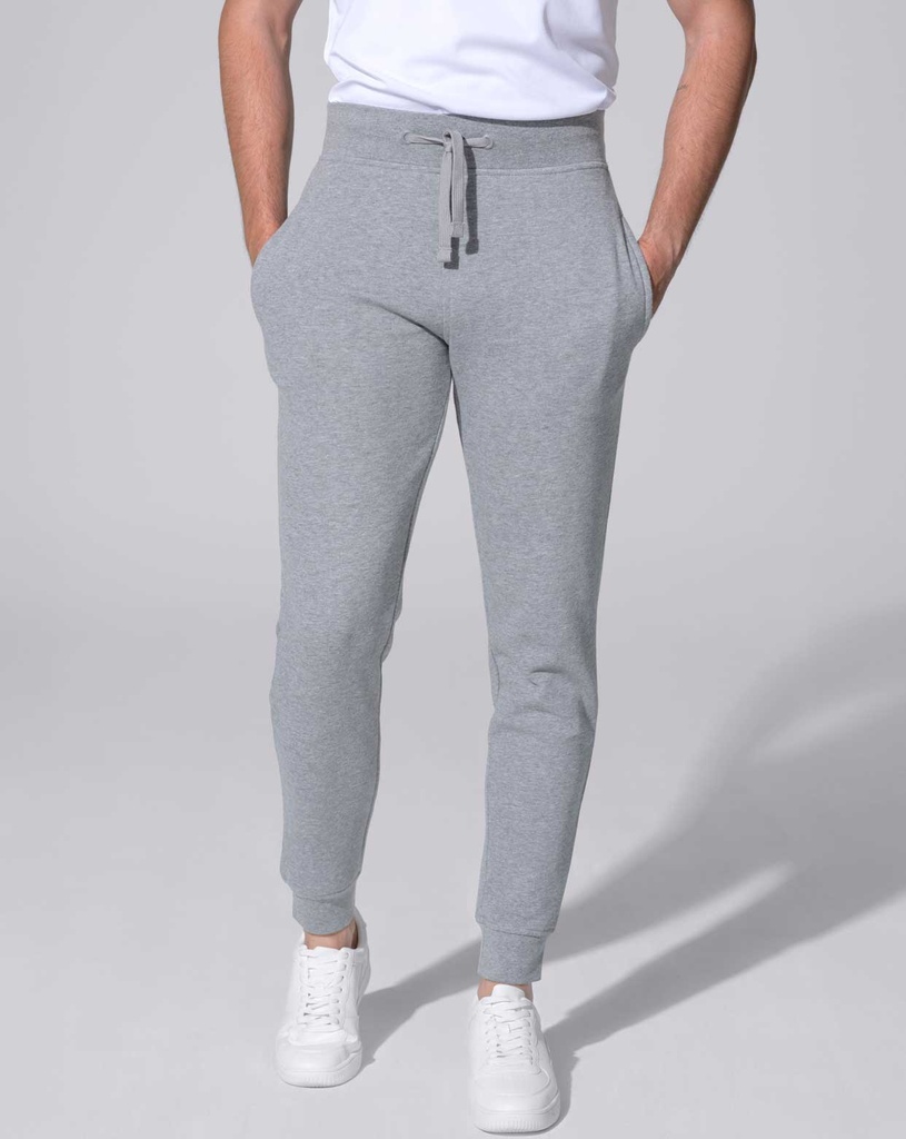 Spodnie Bawełniane SW PANTS CUFF FRENCH TERRY 240 - Grey Melange