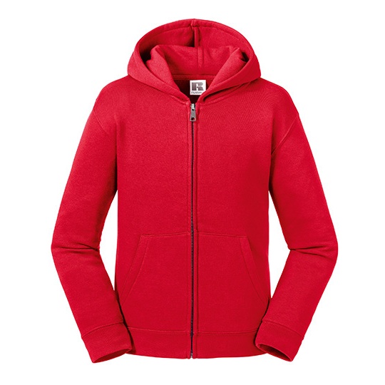 Bluza Dziecieca Rozpinana Bawelniana Z Kapturem Z266K - Classic Red