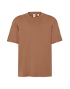 T-shirt Oversize Bawełniany TSUAOVER - Mocha Mousse