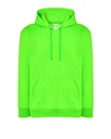Bluza Kangurka Mieszanka Bawelniana Poliestrowa SWRA KNG - Lime Fluor