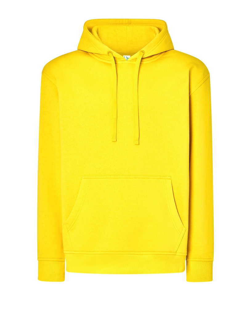 Bluza Kangurka Mieszanka Bawelniana Poliestrowa SWRA KNG - Lemon Yellow